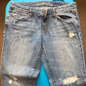 AE REEL FLARE JEANS 12 long